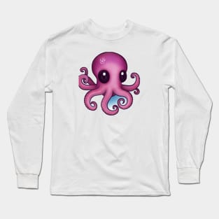 Cute Octopus Drawing Long Sleeve T-Shirt